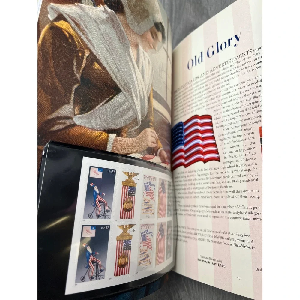 The 2003 Commemorative Stamp Yearbook USPS Hardcover Audrey Hepburn Football